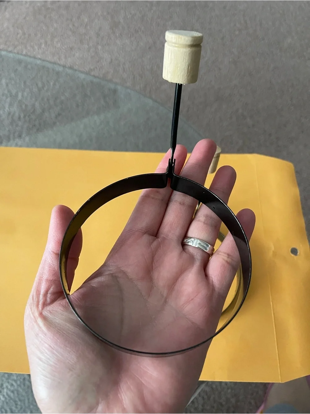 Set of 2 Griddle Non-Stick Egg Rings
